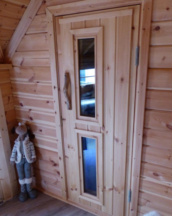 Tür zur Sauna Kombikota